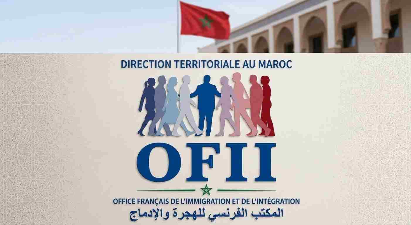 الخدمات القنصلية والمكتب الفرنسي للهجرة (OFII) بين فرنسا والمغرب — صورة توضيحية